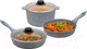 Миниатюра изображения товара Набор кухонной посуды Elan Gallery 120560+3 (серый мрамор)
