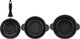 Миниатюра изображения товара Набор кастрюль Elan Gallery Гармония вкуса 120283+3 (черный мрамор)