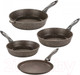 Миниатюра изображения товара Набор сковородок Elan Gallery Гармония вкуса / 120313+4 (коричневый опал)
