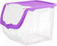 Миниатюра изображения товара Набор контейнеров El Casa 640184_2 (фиолетовый)