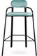 Миниатюра изображения товара Стул барный Latitude Ror Round / RORBCHRBKVLRLBLGRN (черный/светло-бирюзовый)