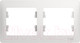 Миниатюра изображения товара Рамка для выключателей и розеток Systeme (Schneider) Electric Glossa GSL000102