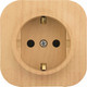 Миниатюра изображения товара Розетка Legrand Quteo 782271 (дерево)