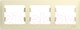 Миниатюра изображения товара Рамка для выключателей и розеток Systeme (Schneider) Electric Glossa GSL000203