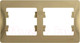 Миниатюра изображения товара Рамка для выключателей и розеток Systeme (Schneider) Electric Glossa GSL000402