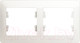 Миниатюра изображения товара Рамка для выключателей и розеток Systeme (Schneider) Electric Glossa GSL000602
