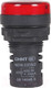 Миниатюра изображения товара Лампа сигнальная Chint ND16-22D/2 AC/DC 230В (R) / 593075 (красный)