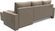 Миниатюра изображения товара Диван угловой Лига Диванов Верона лайт правый (велюр бежевый)