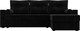 Миниатюра изображения товара Диван угловой Лига Диванов Верона лайт правый (велюр черный)