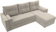 Миниатюра изображения товара Диван угловой Лига Диванов Верона лайт правый (микровельвет бежевый)