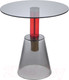 Миниатюра изображения товара Журнальный столик Bergenson Bjorn Amalie / MZTBL-CGLSGR-50 (серый/красный)
