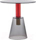 Миниатюра изображения товара Журнальный столик Bergenson Bjorn Amalie / MZTBL-CGLSGR-50 (серый/красный)