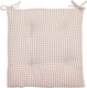 Миниатюра изображения товара Подушка на стул Этель Клеточка / 7810957 (40x40, бежевый)