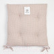 Миниатюра изображения товара Подушка на стул Этель Клеточка / 7810957 (40x40, бежевый)