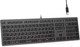Миниатюра изображения товара Клавиатура A4Tech Fstyler FX60H (темно-серый, белая подсветка)