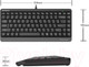 Миниатюра изображения товара Клавиатура A4Tech Fstyler FKS11 (черный/серый)