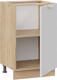 Миниатюра изображения товара Шкаф-стол кухонный ТриЯ Кимберли 1Н5 (дуб крафт золотой/сноу)