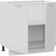 Миниатюра изображения товара Шкаф-стол кухонный ТриЯ Белладжио 1Н8 (белый/фон белый)