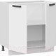 Миниатюра изображения товара Шкаф-стол кухонный ТриЯ Детройт 1Н8 исп.2 (белый/белый глянец)