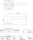 Миниатюра изображения товара Ручка дверная Code Deco H-22112-A-GRF