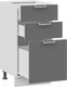 Миниатюра изображения товара Шкаф-стол кухонный ТриЯ Кимберли 1Н4Я3 (белый/титан)