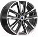 Миниатюра изображения товара Литой диск K&K Лацио 17x7.5" 5x114.3мм DIA 67.1мм ET 40мм Алмаз черный