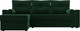 Миниатюра изображения товара Диван угловой Лига Диванов Верона лайт левый (велюр зеленый)
