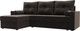 Миниатюра изображения товара Диван угловой Лига Диванов Верона лайт левый (велюр коричневый)