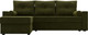 Миниатюра изображения товара Диван угловой Лига Диванов Верона лайт левый (микровельвет зеленый)