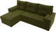 Миниатюра изображения товара Диван угловой Лига Диванов Верона лайт левый (микровельвет зеленый)