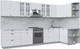 Миниатюра изображения товара Кухонный гарнитур Интерлиния Берес 1.5x3.6 правая (дуб полярный/серый каспий)
