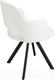 Миниатюра изображения товара Стул ТриЯ Калипсо К2 (черный муар/кожзам Polo White)