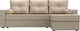 Миниатюра изображения товара Диван угловой Лига Диванов Верона лайт правый (экокожа бежевый)