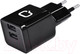 Миниатюра изображения товара Зарядное устройство сетевое Qumo Energy Charger 0061 / Q23842 (черный)