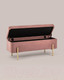 Миниатюра изображения товара Банкетка Stool Group Болейн с ящиком / 20A544VF-8167-30 (велюр розовый)