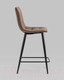 Миниатюра изображения товара Стул барный Stool Group Джанго полубарный / vd-django-b12 (велюр коричневый)