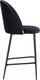 Миниатюра изображения товара Стул барный Stool Group Логан полубарный / AV 413-H75-08(PP) (велюр черный)