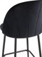 Миниатюра изображения товара Стул барный Stool Group Логан полубарный / AV 413-H75-08(PP) (велюр черный)