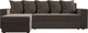 Миниатюра изображения товара Диван угловой Лига Диванов Дубай лайт левый (велюр коричневый)