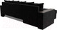 Миниатюра изображения товара Диван угловой Лига Диванов Дубай лайт левый (велюр черный)