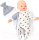 Миниатюра изображения товара Пупс с аксессуарами Полесье Милый с соской / 73075 (в пакете)
