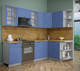 Миниатюра изображения товара Кухонный гарнитур Интерлиния Берес 1.5x2.5 правая (дуб лазурный/дуб бунратти)