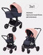 Миниатюра изображения товара Детская универсальная коляска Rant Energy Basic 3 в 1 / RA092 (коралловый)
