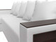 Миниатюра изображения товара Диван угловой Лига Диванов Дубай лайт левый (экокожа белый)