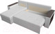 Миниатюра изображения товара Диван угловой Лига Диванов Дубай лайт левый (экокожа белый)