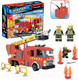 Миниатюра изображения товара Конструктор Bondibon Пожарная Служба. Пожарная машина / ВВ5706 (364эл)