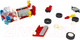Миниатюра изображения товара Конструктор Bondibon Пожарная служба Пожарная машина / ВВ5735 (95эл)