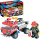 Миниатюра изображения товара Конструктор Bondibon Пожарная служба Пожарная машина / ВВ5735 (95эл)