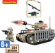 Миниатюра изображения товара Конструктор Bondibon Военный Десант Танк / ВВ5704 (224эл)
