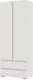 Миниатюра изображения товара Шкаф Стендмебель Хелен ШК 01 2-х створчатый (белый/белый)